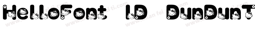 HelloFont lD DunDunTi字体转换